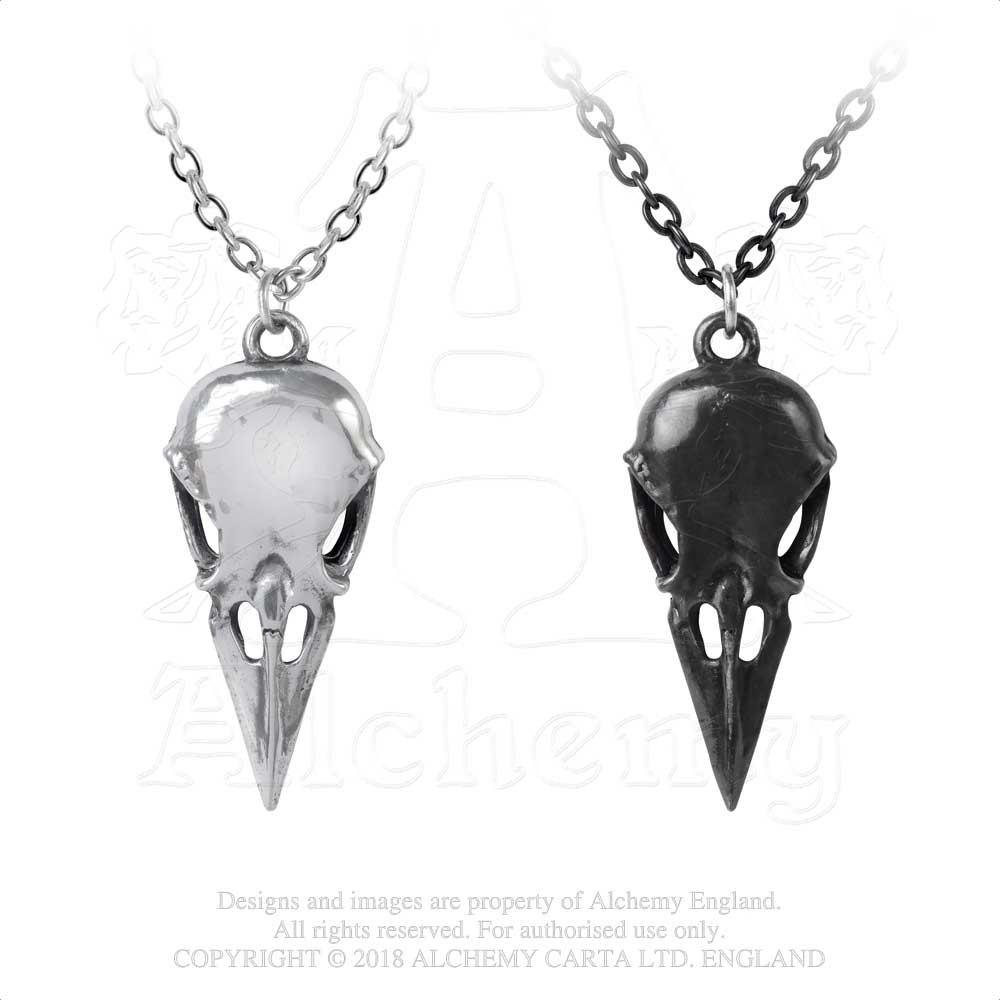 Alchemy - COEUR CRANE - COUPLE'S FRIENDSHIP Necklace - Silver coloured